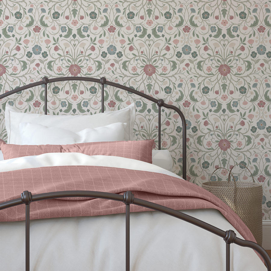 Enid – Zarte Blumentapete