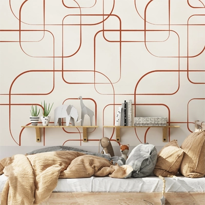 Geometrische Tapete